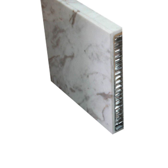 Natural Marble Veneer Stone Honeycomb Panel Aluminium Untuk Hiasan Dinding