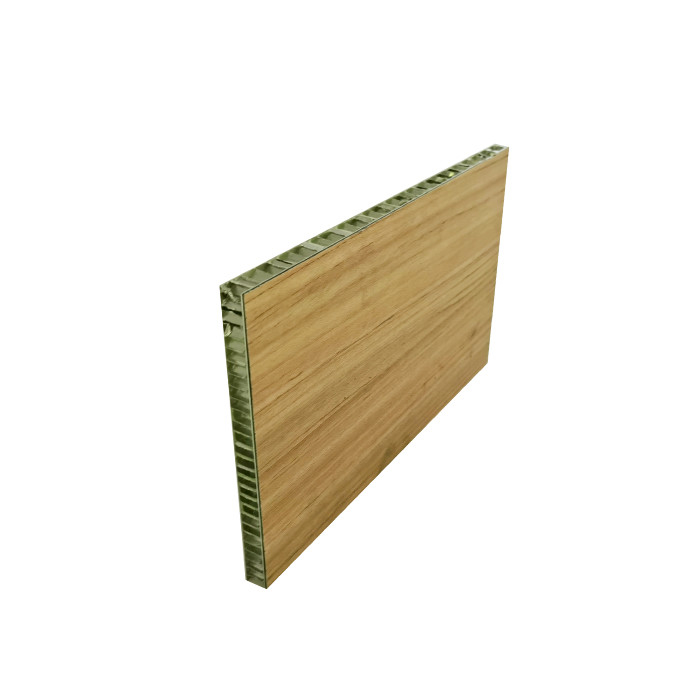 Panel Honeycomb Aluminium Laut Dilaminasi Dengan Formica HPL Oleh PUR Hot Melting Film