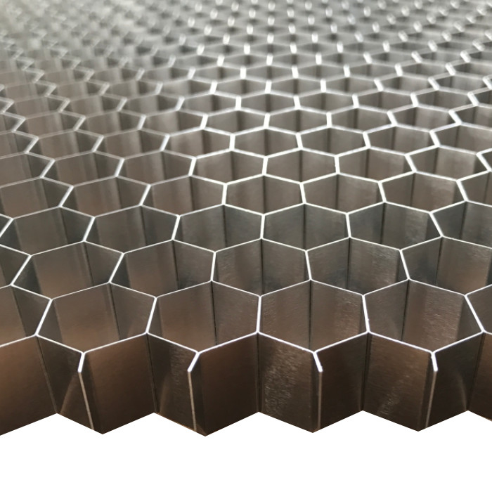 0,08mm Tebal Aluminium Honeycomb Core Untuk Pintu Dan Pengarsipan Kabinet